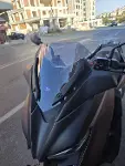 MOTOCAM Yamaha Xmax Ön Cam 2018-2022 Model 36cm Füme Renkli 4mm SPORTİF-8