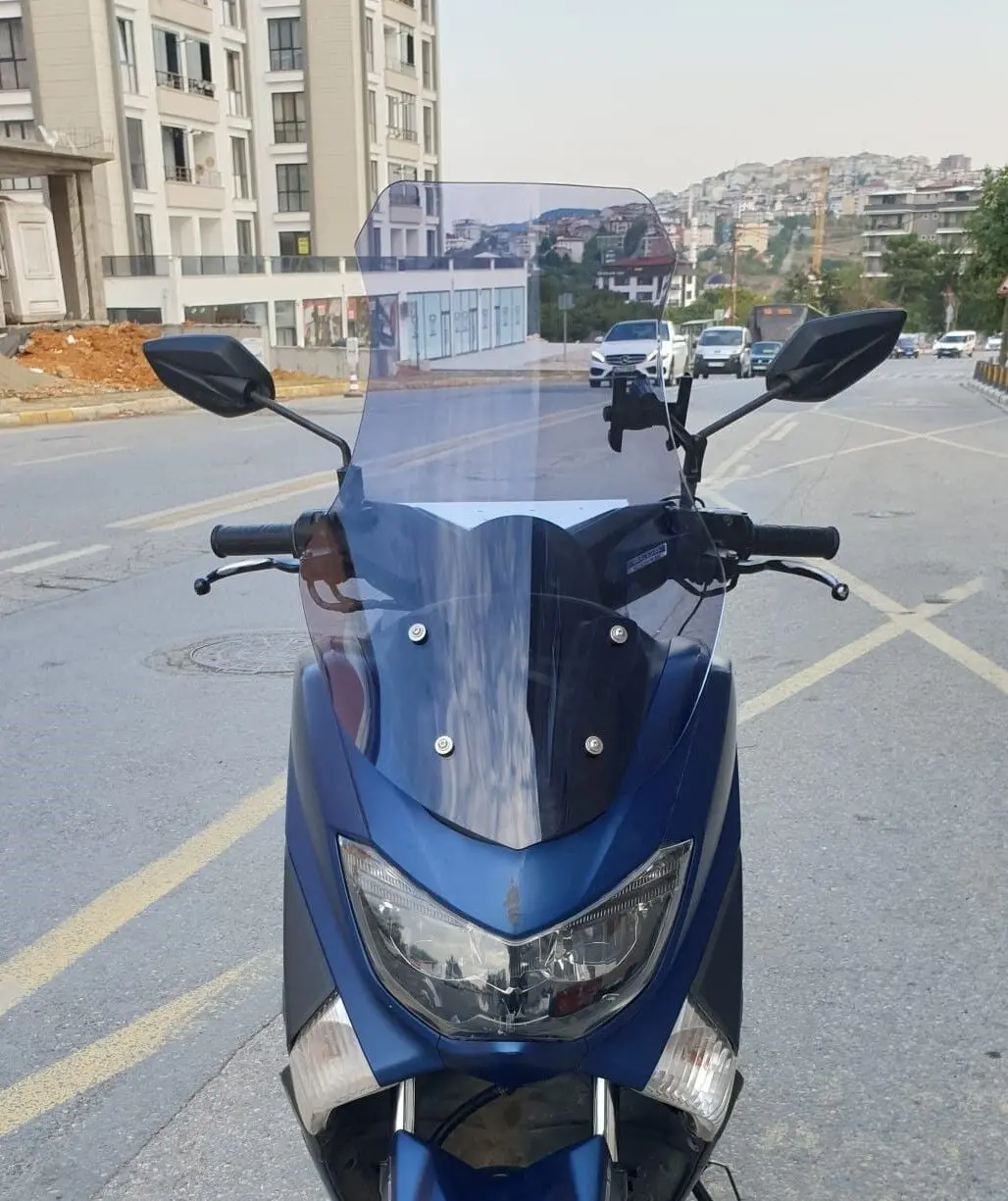 MOTOCAM Yamaha Nmax Ön Cam 2015-2020 Model 69cm Füme Renkli 4mm