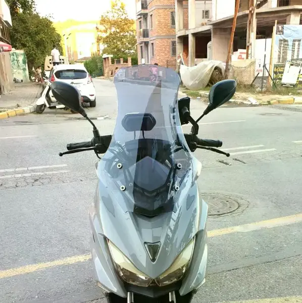MOTOCAM Mtx 125 Ön Cam 2022-2026 Model 75cm Füme Renkli 4mm UZUN