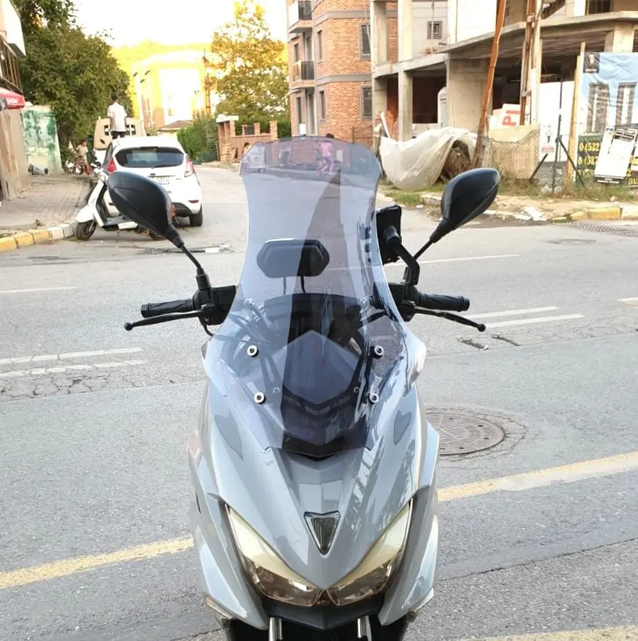 MOTOCAM Mtx 125 Ön Cam 2022-2026 Model 75cm Füme Renkli 4mm UZUN