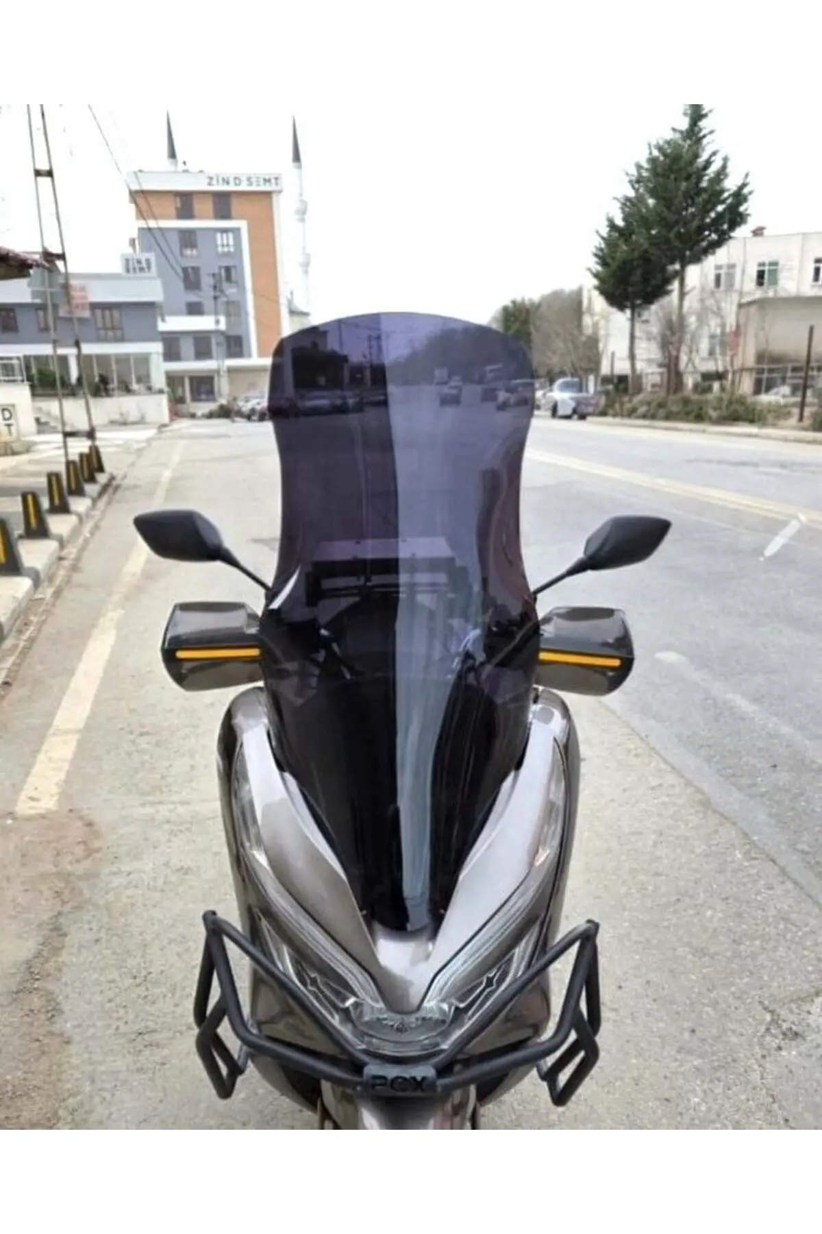 Honda PCX Ön Cam 2018-2020 Model 83cm Siyah Renkli 4mm UZUN