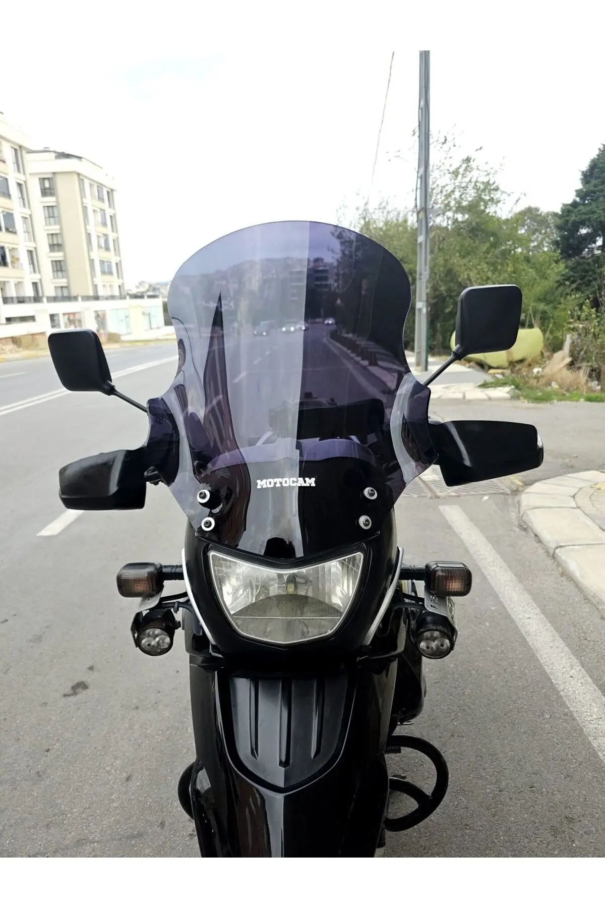 Bmw F 650 GS Ön Cam 2004-2007 Model 50cm Siyah Renkli 4mm YOKTUR