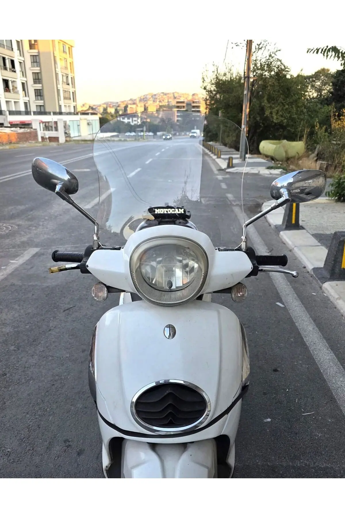 Aprilia Scarabeo 200 İe Ön Cam 35cm 2008-2015 Model Şeffaf Renkli 4mm
