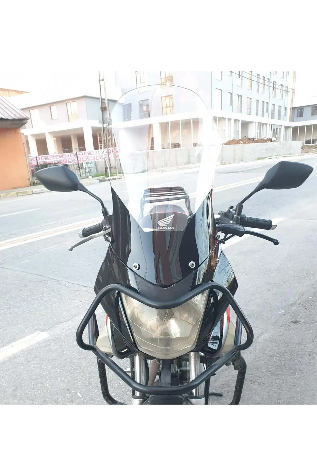 Honda CBF 150 Ön Cam 2005-2017 Model 51cm Şeffaf Renkli