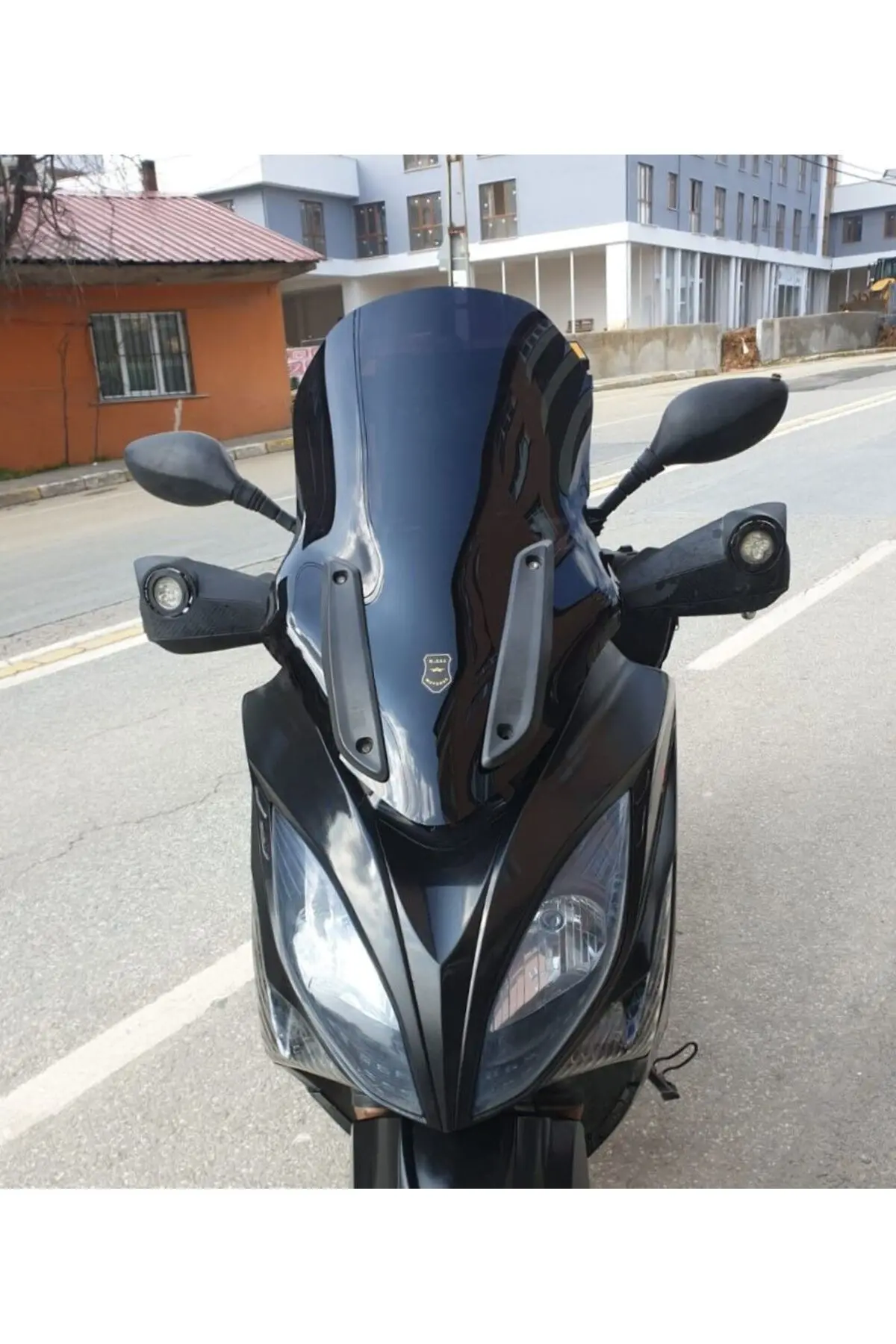 Kymco Xciting 500 R Ön Cam 2010-2011 Model 72cm Siyah Renkli 4mm UZUN