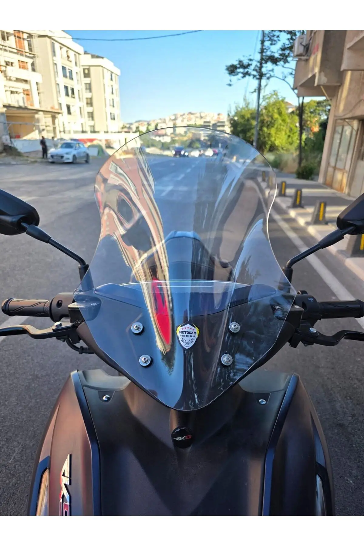 Volta Revolt RSX3 Ön Cam 2022-2026 Model 43cm Şeffaf Renkli SPORTİF