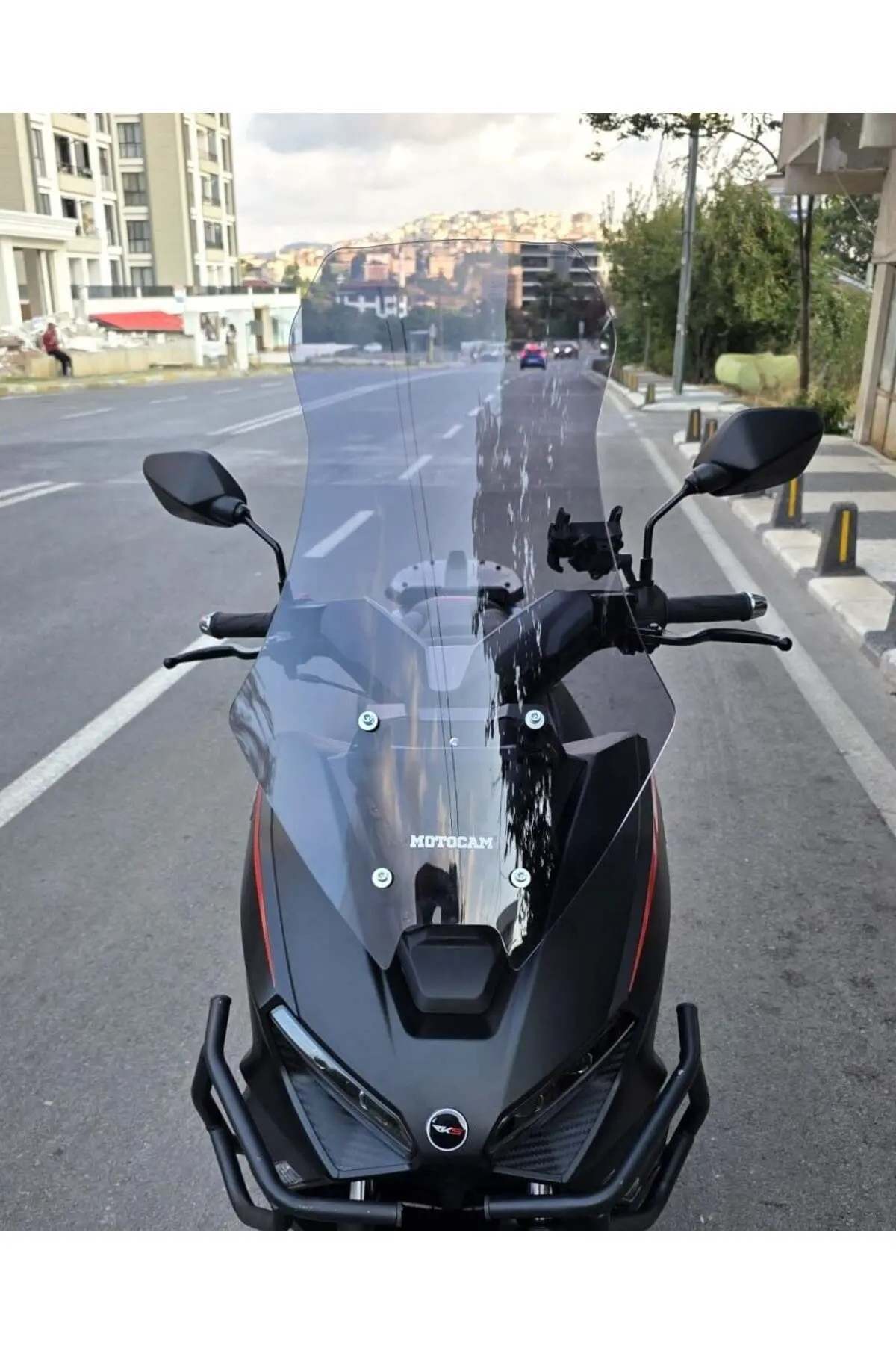 Skyjet Rivero 125 Ön Cam 2024-2026 Model 57cm Füme Renkli 4mm SPORTİF
