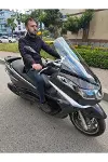 Piaggio X10 Ön Cam 2011-2017 Model 73cm Şeffaf Renkli 4mm-2