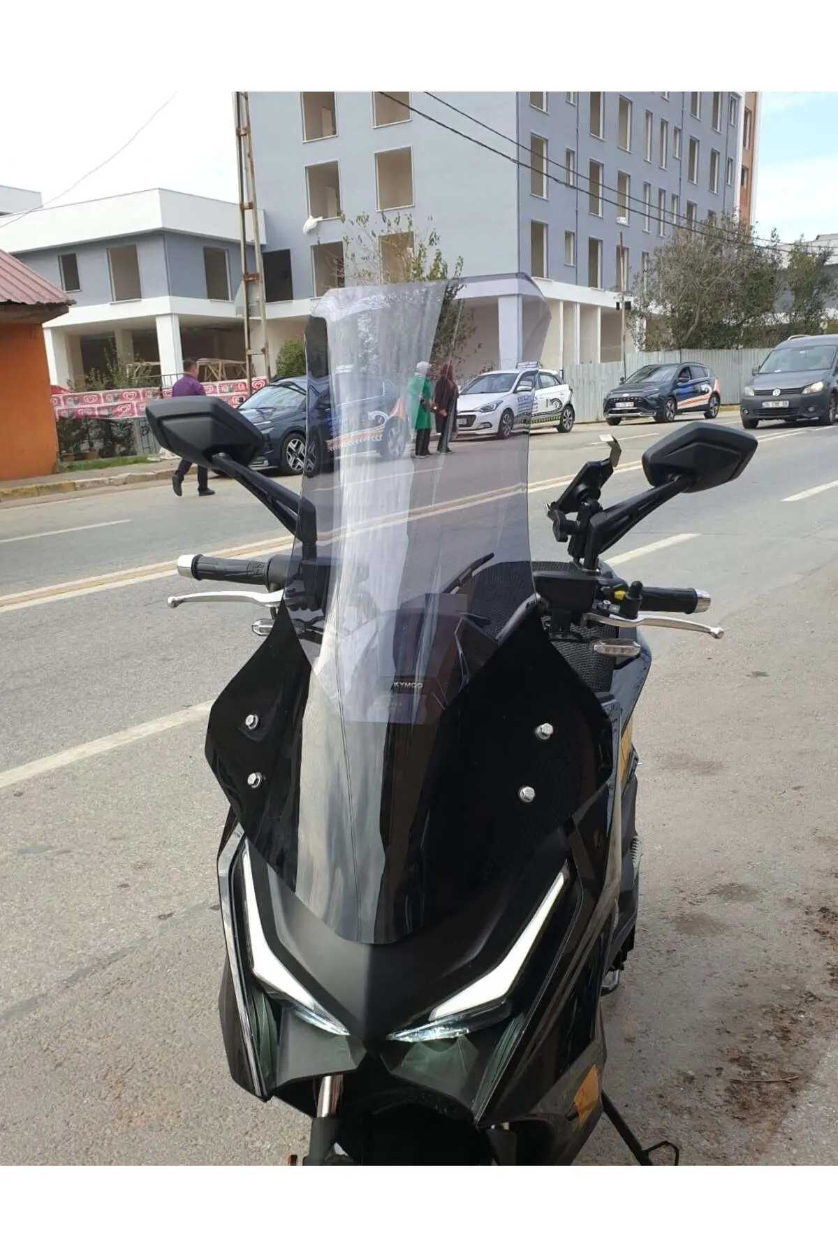 Kymco Krv 200 Ön Cam 2022-2026 Model 75cm Füme Renkli 4mm UZUN
