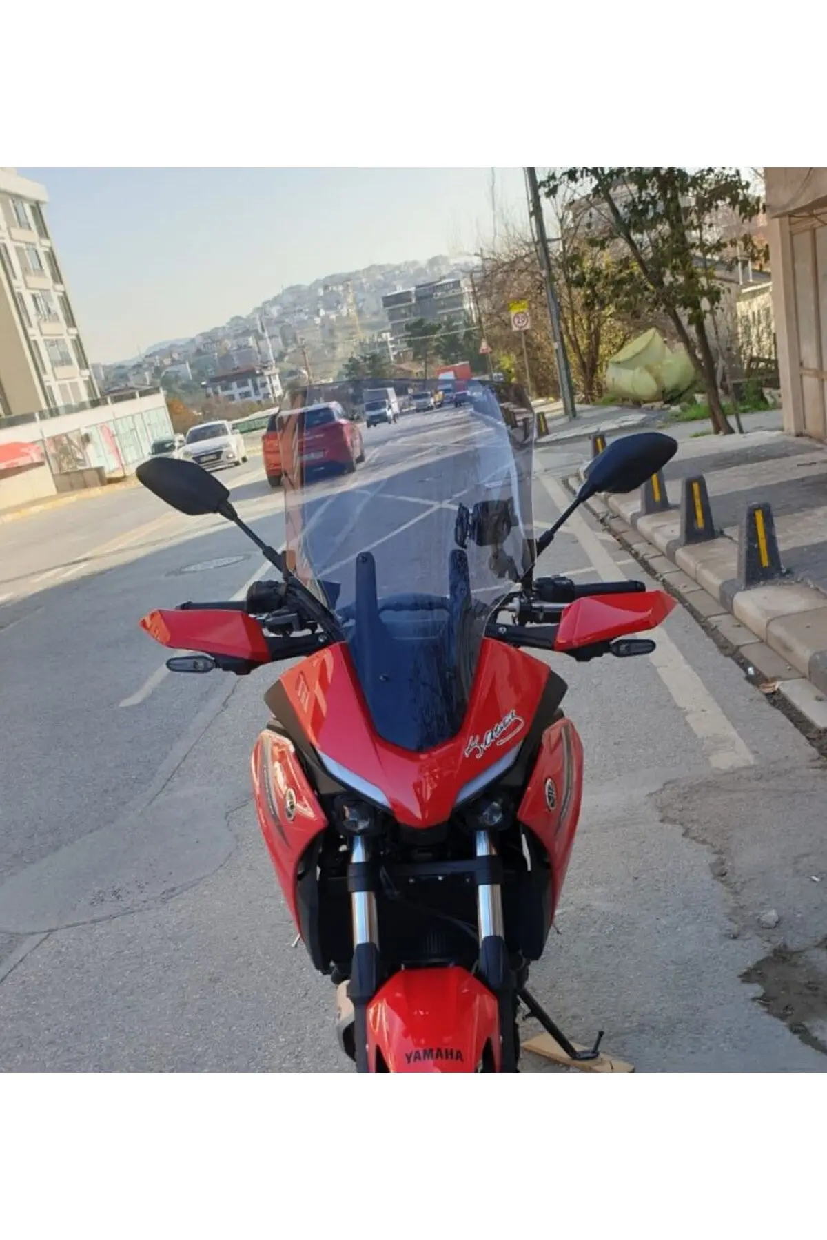 Yamaha Tracer 700 Ön Cam 2021-2026 Model 59cm Füme Renkli 4mm