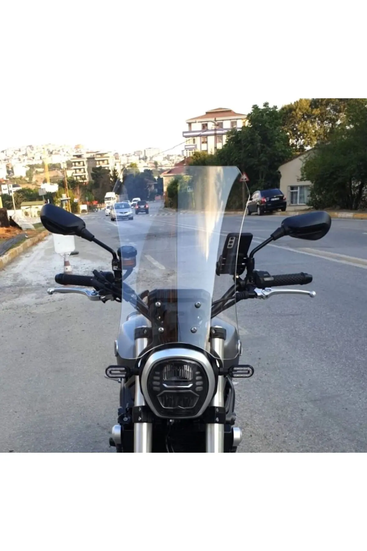 Voge ACX 525 Ön Cam 2023-2026 Model 58cm Şeffaf Renkli 4mm