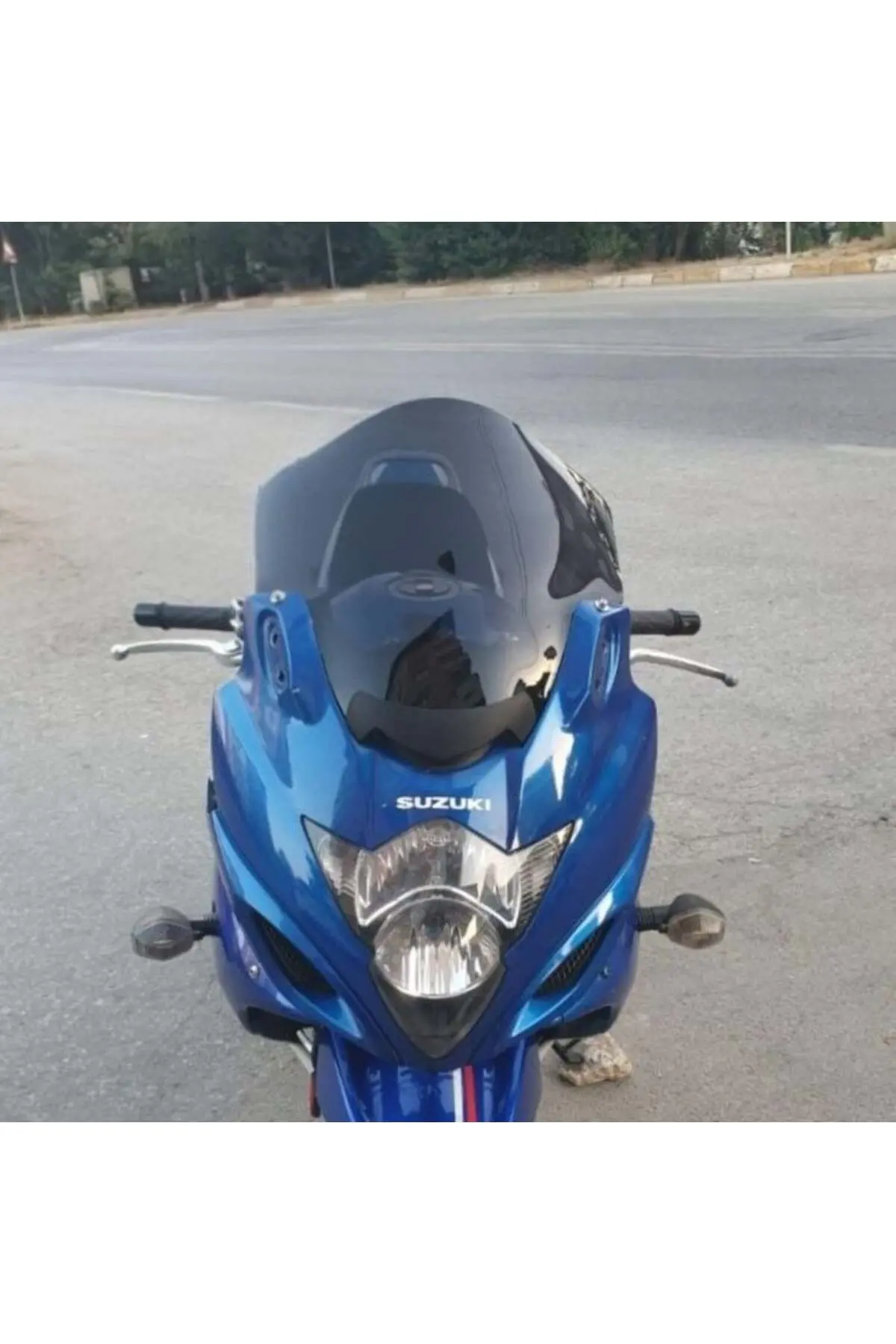 Suzuki GSX 650 F Ön Cam 2008-2012 Model 40cm Siyah Renkli