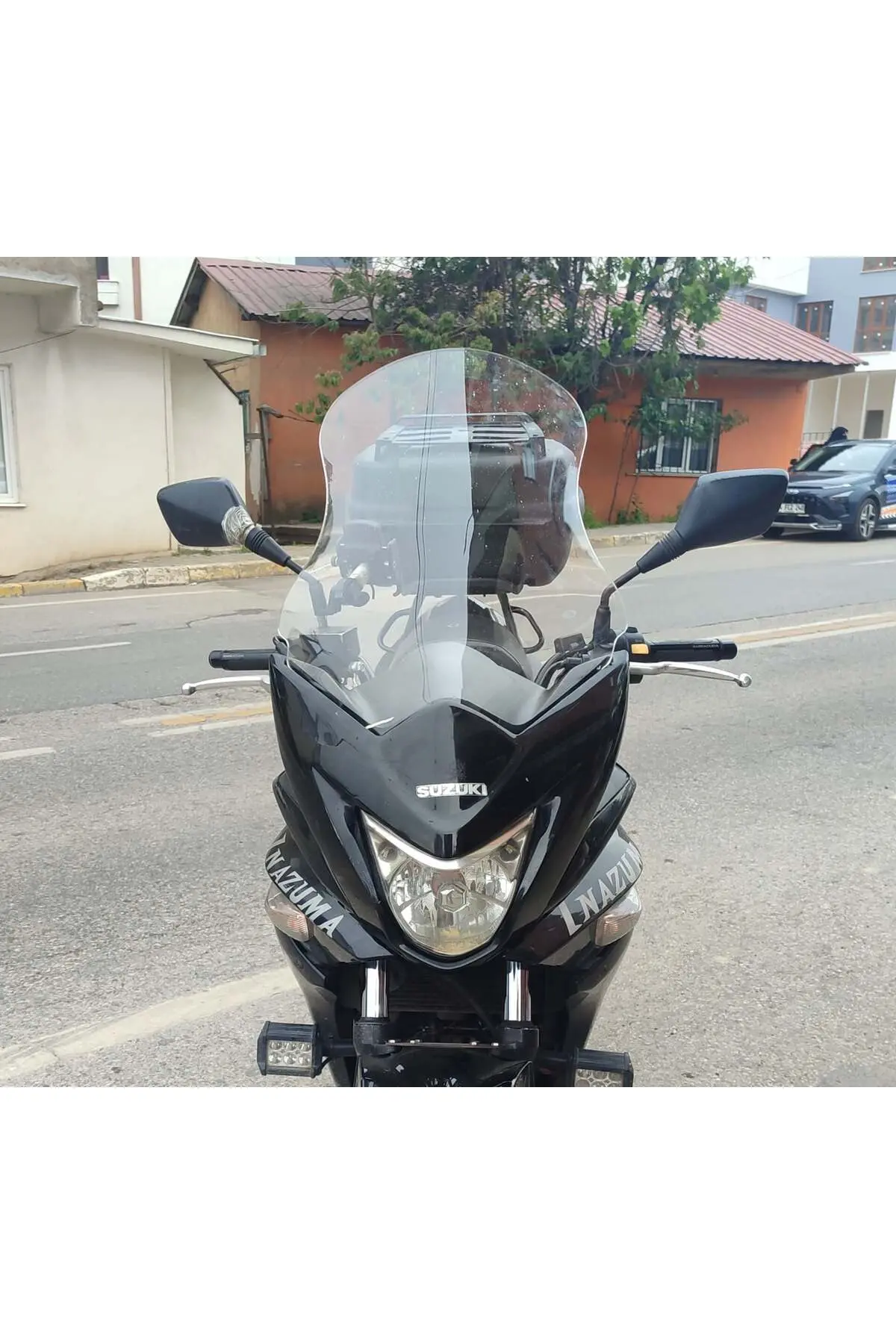 Suzuki İnazuma GW 250F Ön Cam 2012-2017 Model 50cm Şeffaf Renkli 4mm