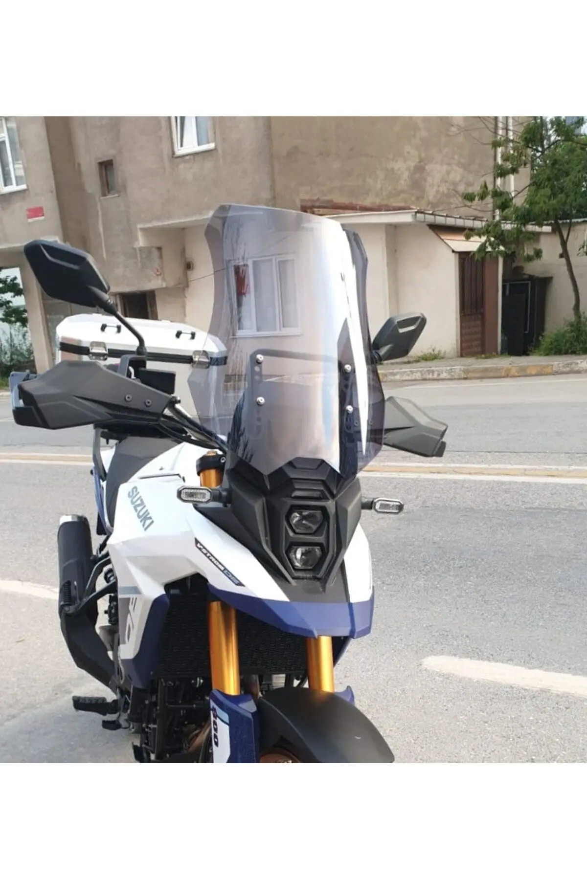 Suzuki V-strom 800 DE Ön Cam 2023-2026 Model 50cm Füme Renkli 4mm