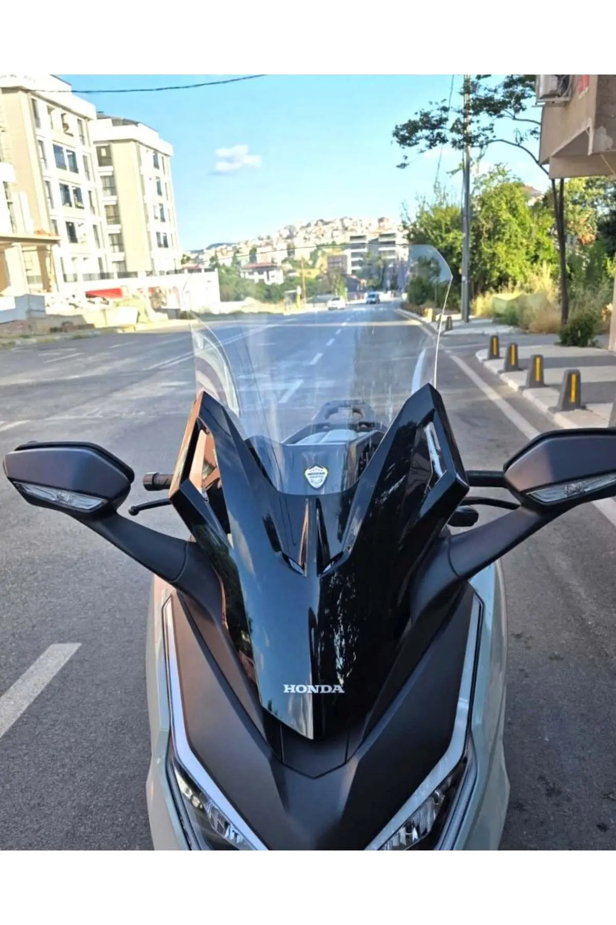 Honda Forza 250 Ön Cam 2021-2026 Model 60cm Şeffaf Renkli 4mm UZUN