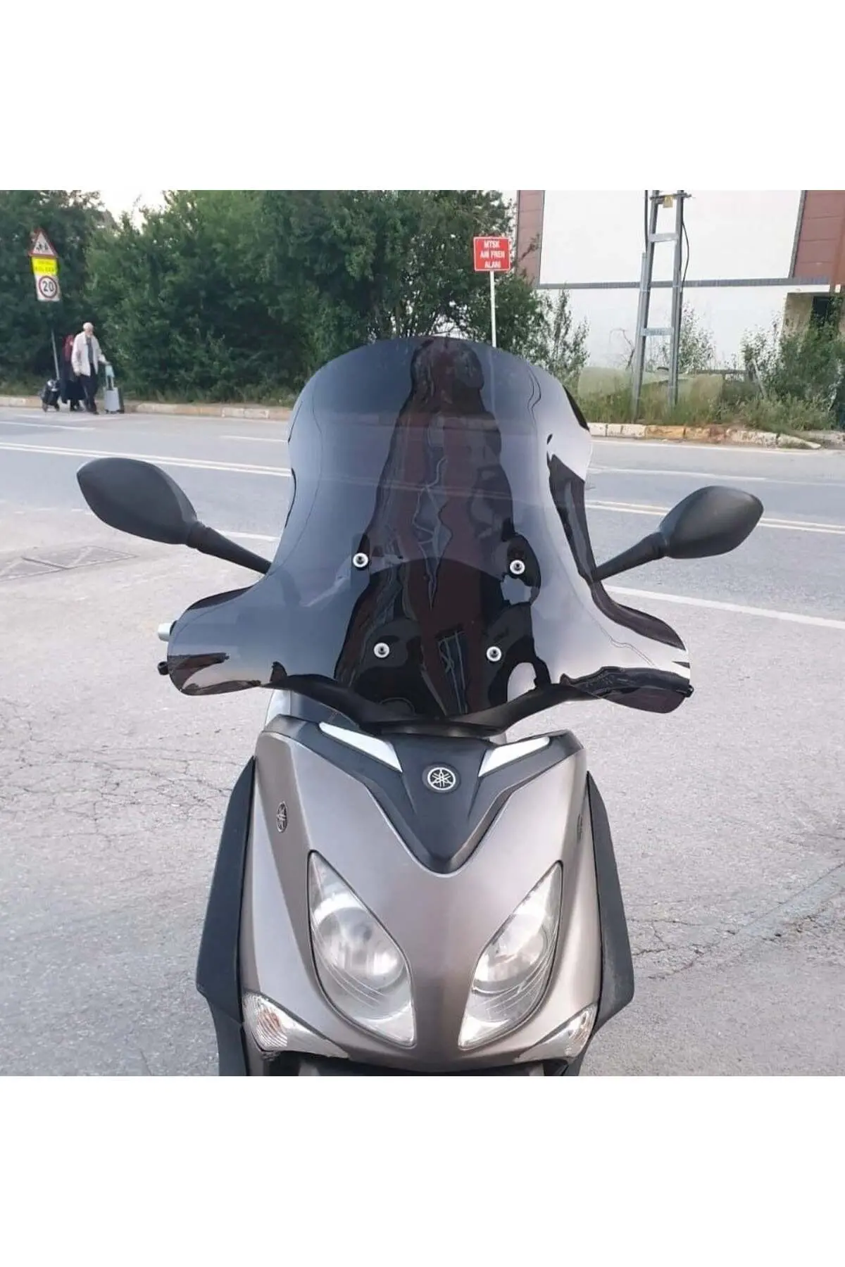 Yamaha Xcity 250 Ön Cam 2011-2016 Model 50cm Siyah Renkli 4mm ELCİKLİ