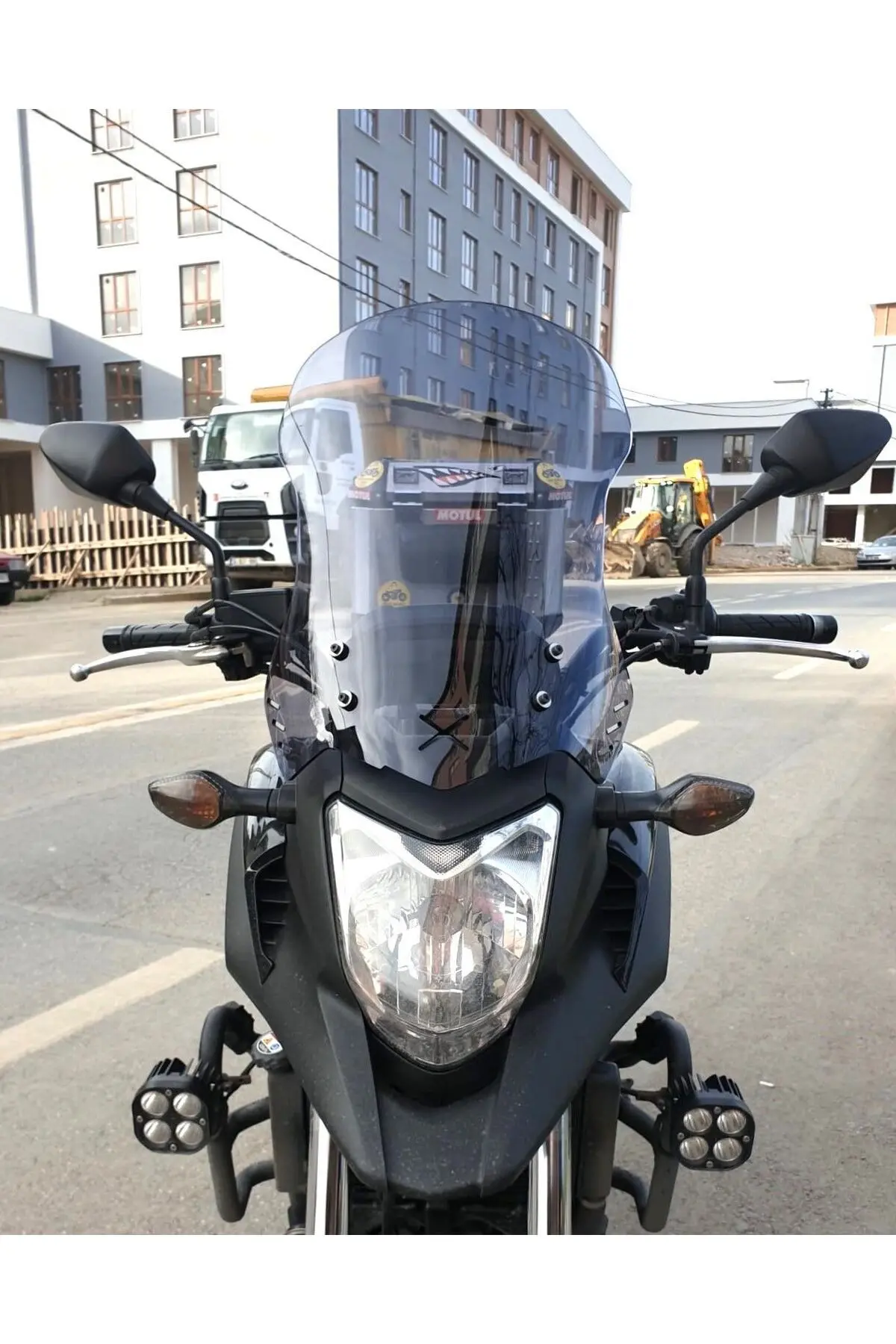 Honda NC 700 750 X Ön Cam 2012-2015 Model 59cm Füme Renkli 4mm UZUN