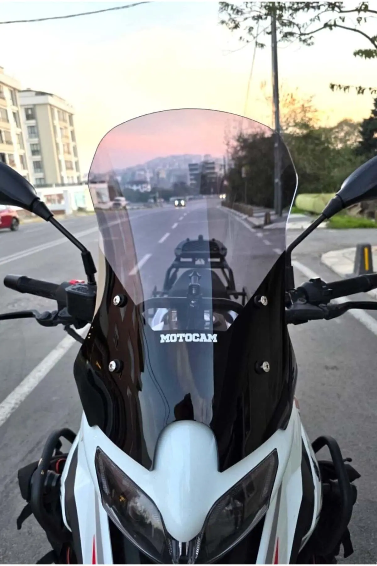 Benelli TRK 251 Ön Cam 2019-2023 Model 56cm Füme Renkli 4mm