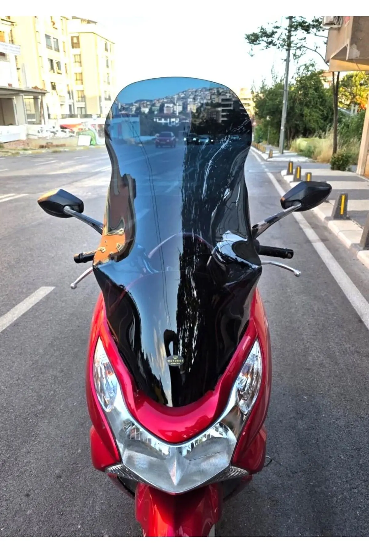 Honda PCX Ön Cam 2011-2013 Model 83cm Siyah Renkli 4mm UZUN