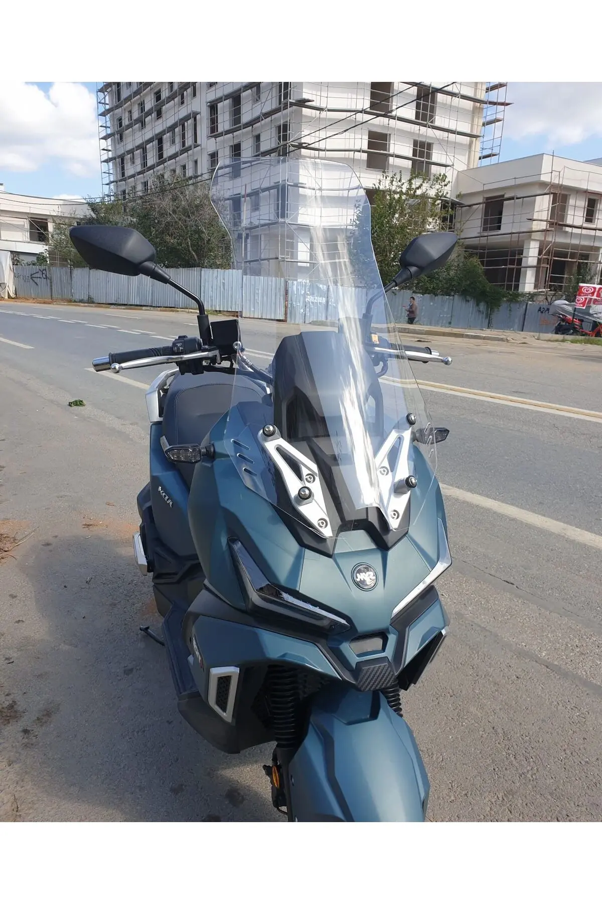 SYM Adx 125 Ön Cam 2023-2026 Model 62cm Şeffaf Renkli 4mm