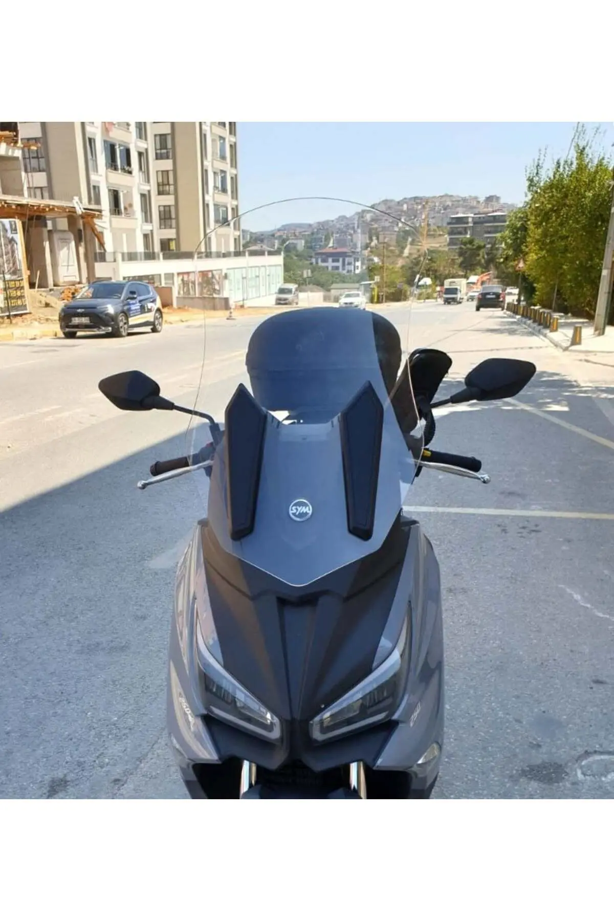 SYM Joymax Z Plus Ön Cam 2023-2026 Model 70cm Şeffaf Renkli 4mm