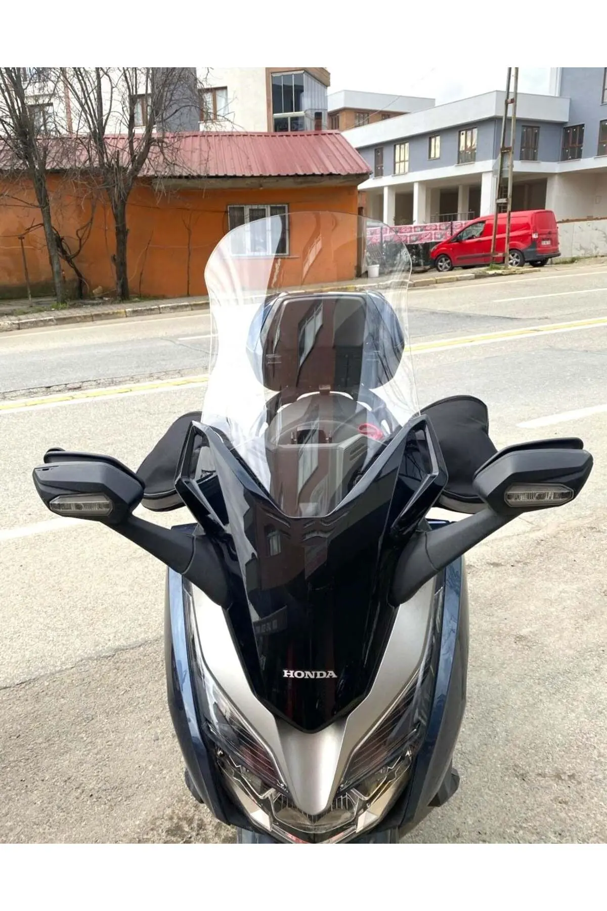 Honda Forza 250 Ön Cam 2018-2020 Model 58cm Şeffaf Renkli 4mm