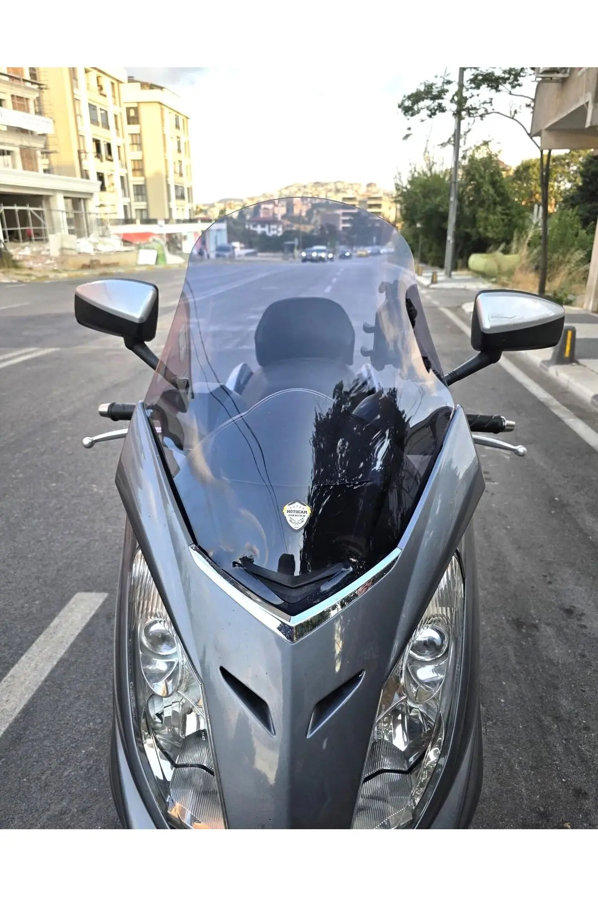 Peugeot Satelis Ön Cam 2006-2014 Model 63cm Füme Renkli 4mm