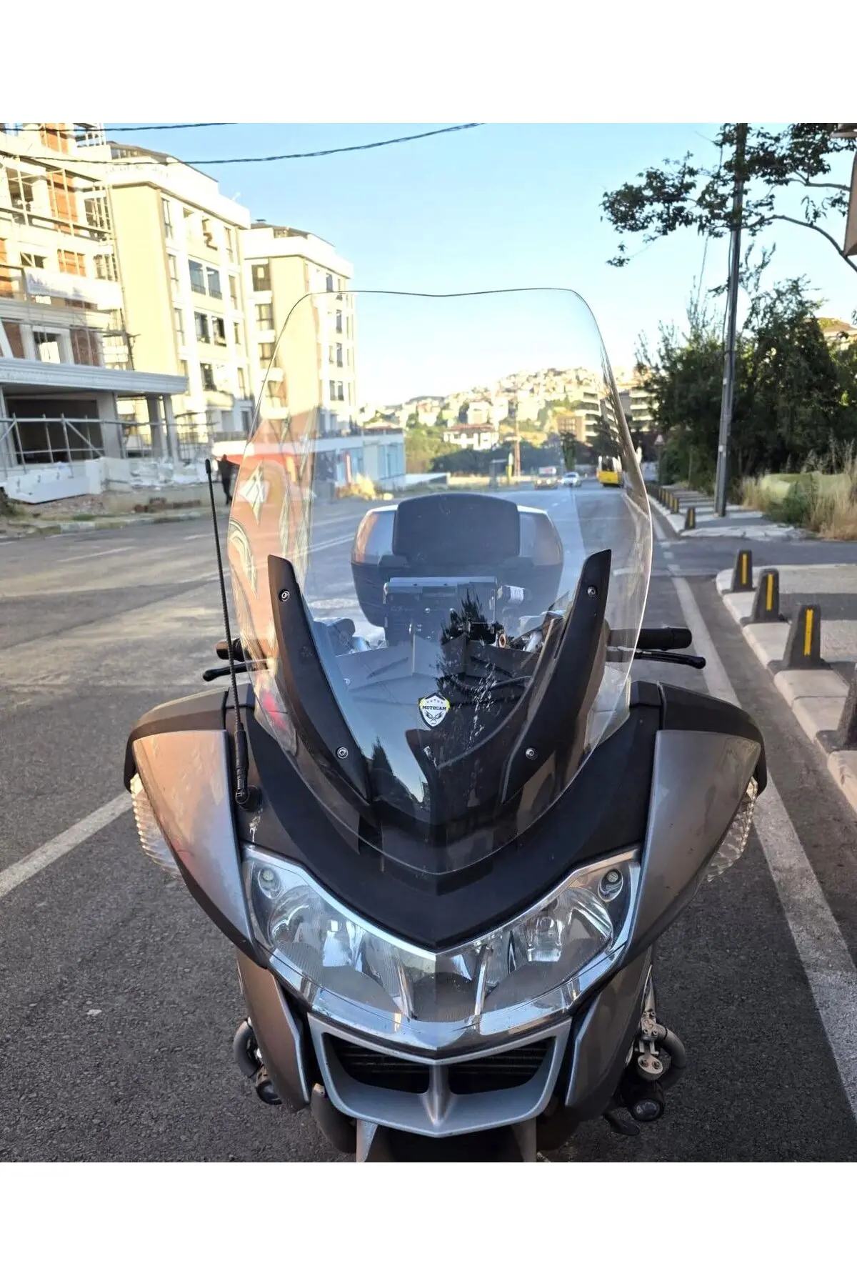 Bmw R 1200 RT Ön Cam 2005-2015 Model 70cm Şeffaf Renkli 4mm