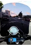 Moto Guzzi V7 Stone Ön Cam 2021-2023 Model 53cm Siyah Renkli 4mm APARATSIZDIR-4