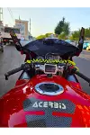 Kawasaki ZX-9R Ön Cam 1994-2003 Model 41cm Siyah Renkli 4mm-4