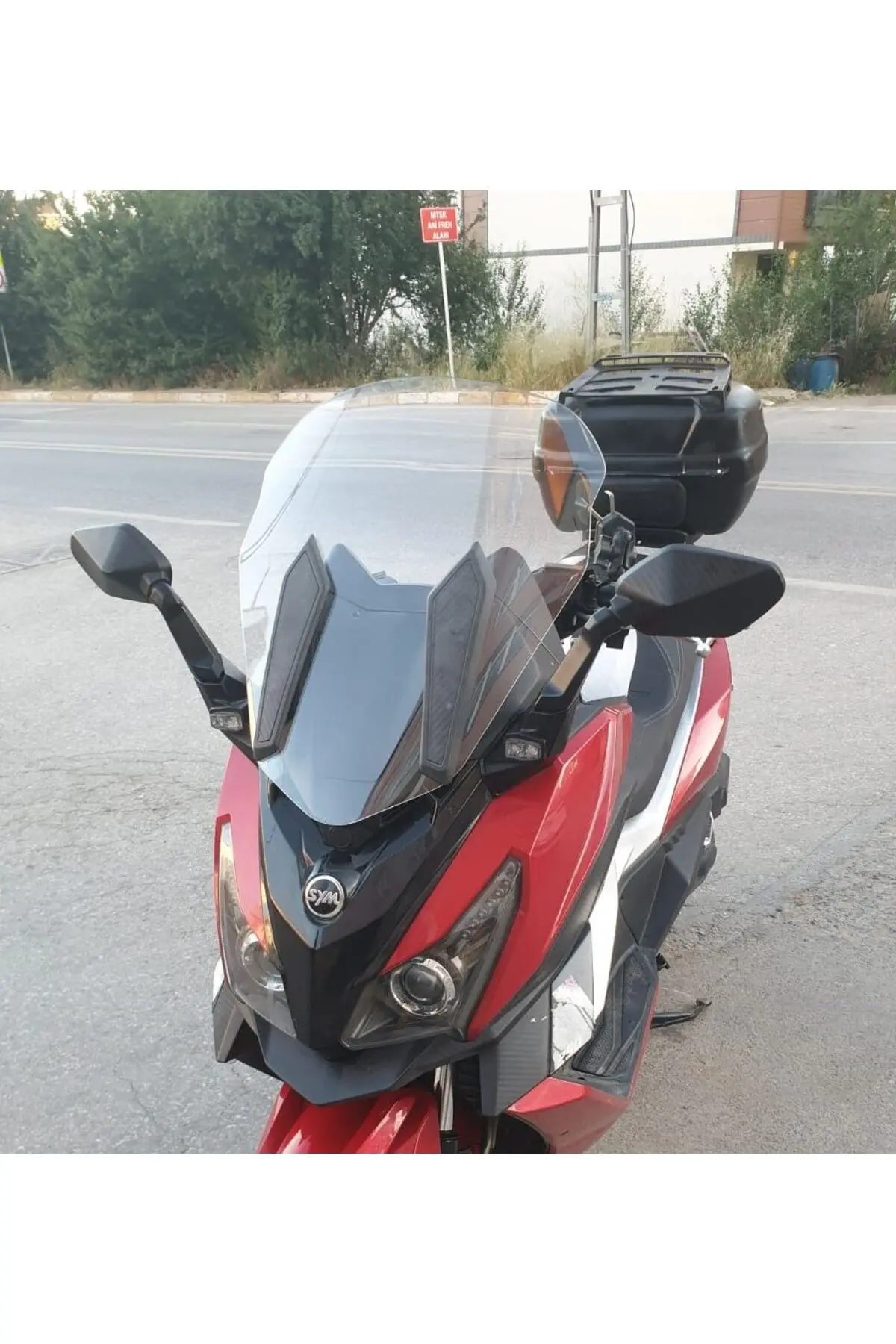 SYM Cruisym 250 İ Ön Cam 2018 Model 57cm Şeffaf Renkli 4mm UZUN