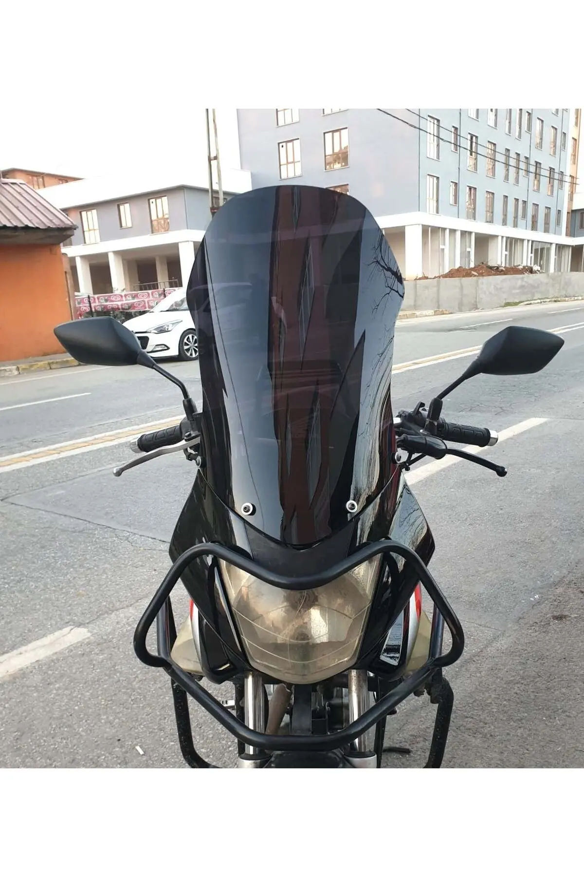 Honda CBF 150 Ön Cam 2005-2017 Model 51cm Siyah Renkli