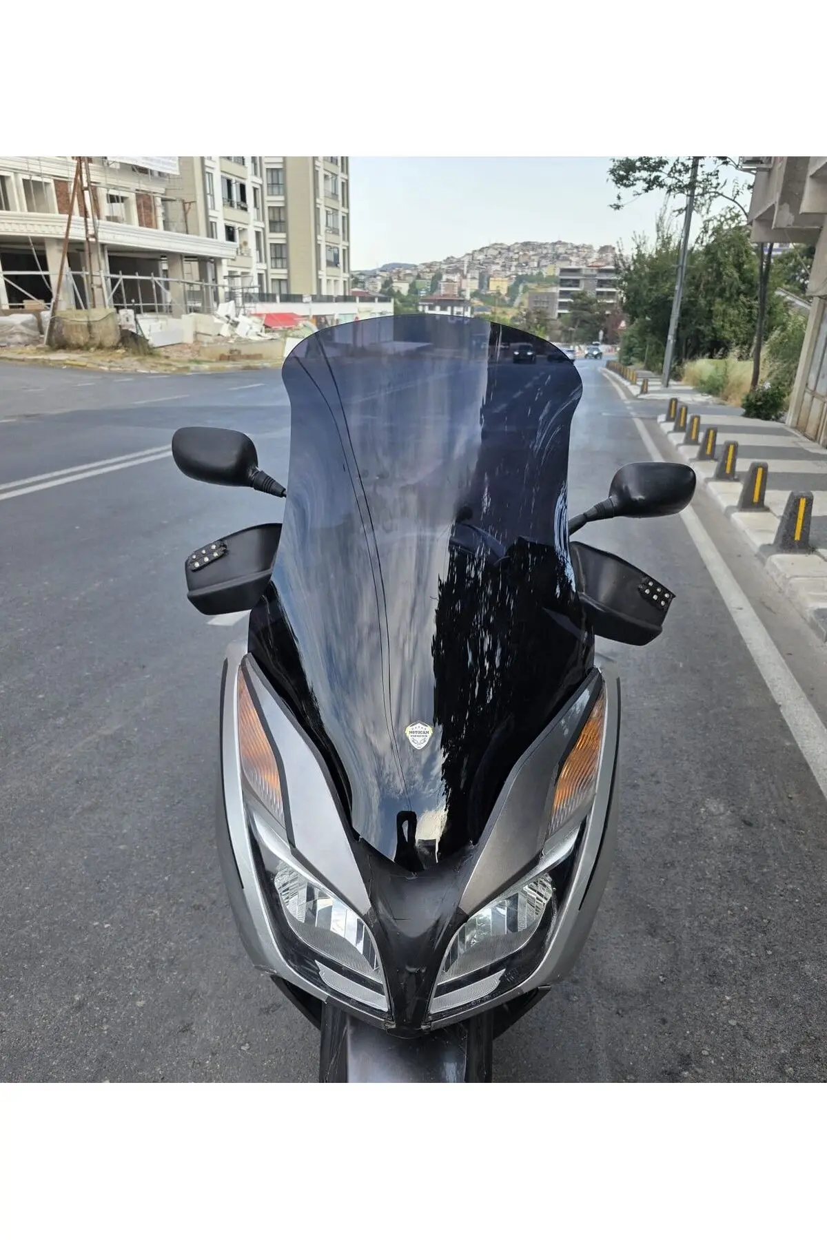 Honda Forza 300 Ön Cam 2014-2017 Model 78cm Siyah Renkli 4mm Elcikli