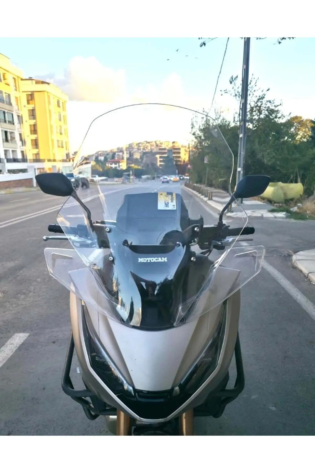Honda NT 1100 Ön Cam 2025-2026 Model 61cm Şeffaf Renkli 4mm