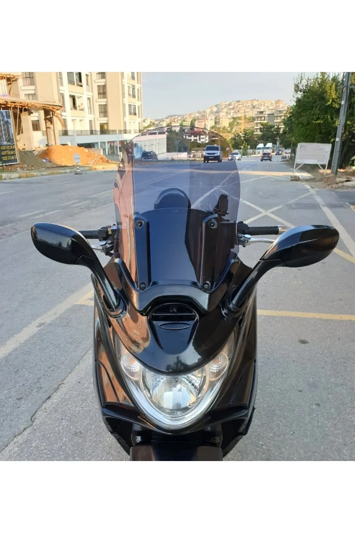 Kymco Xciting 250 İ Ön Cam 2008-2012 Model 62cm Füme Renkli 4mm