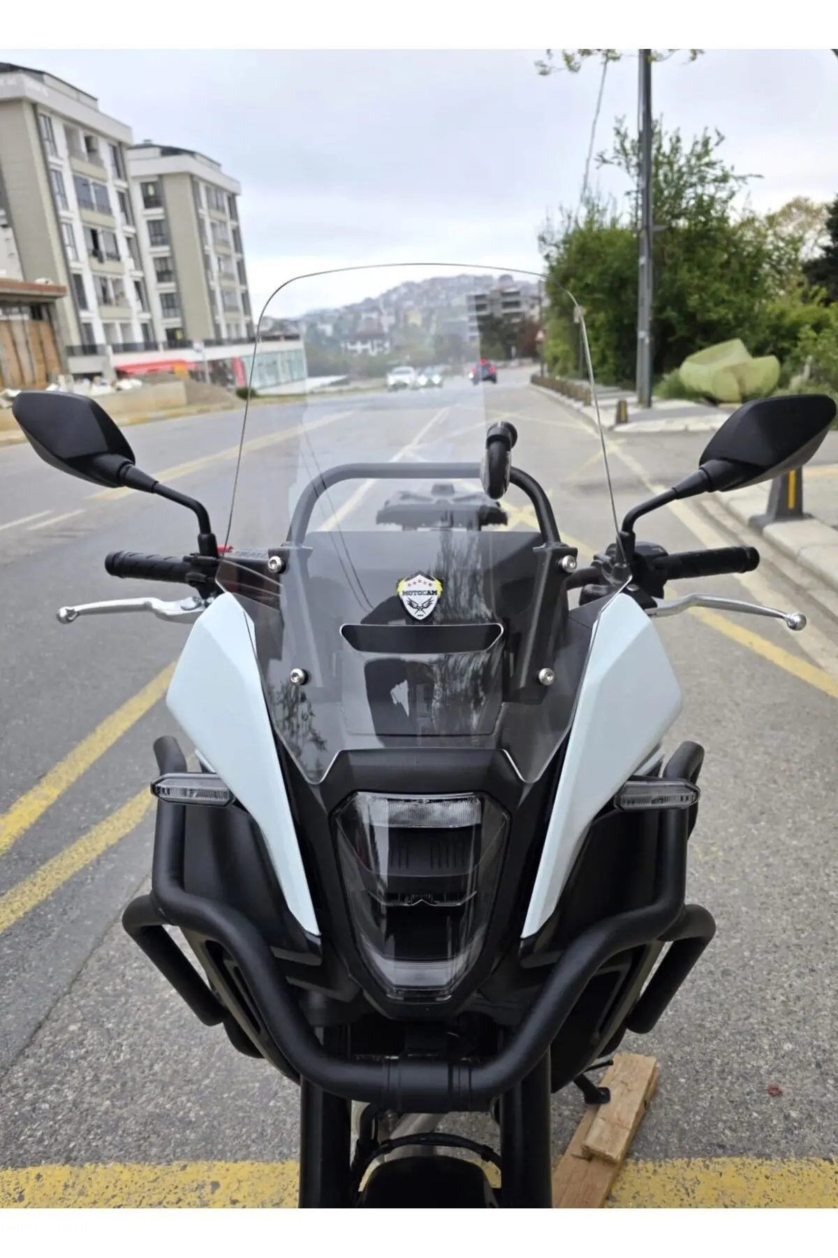 Honda NX 500 Ön Cam 2025-2026 Model 34cm Şeffaf Renkli 4mm Orijinal Boylu
