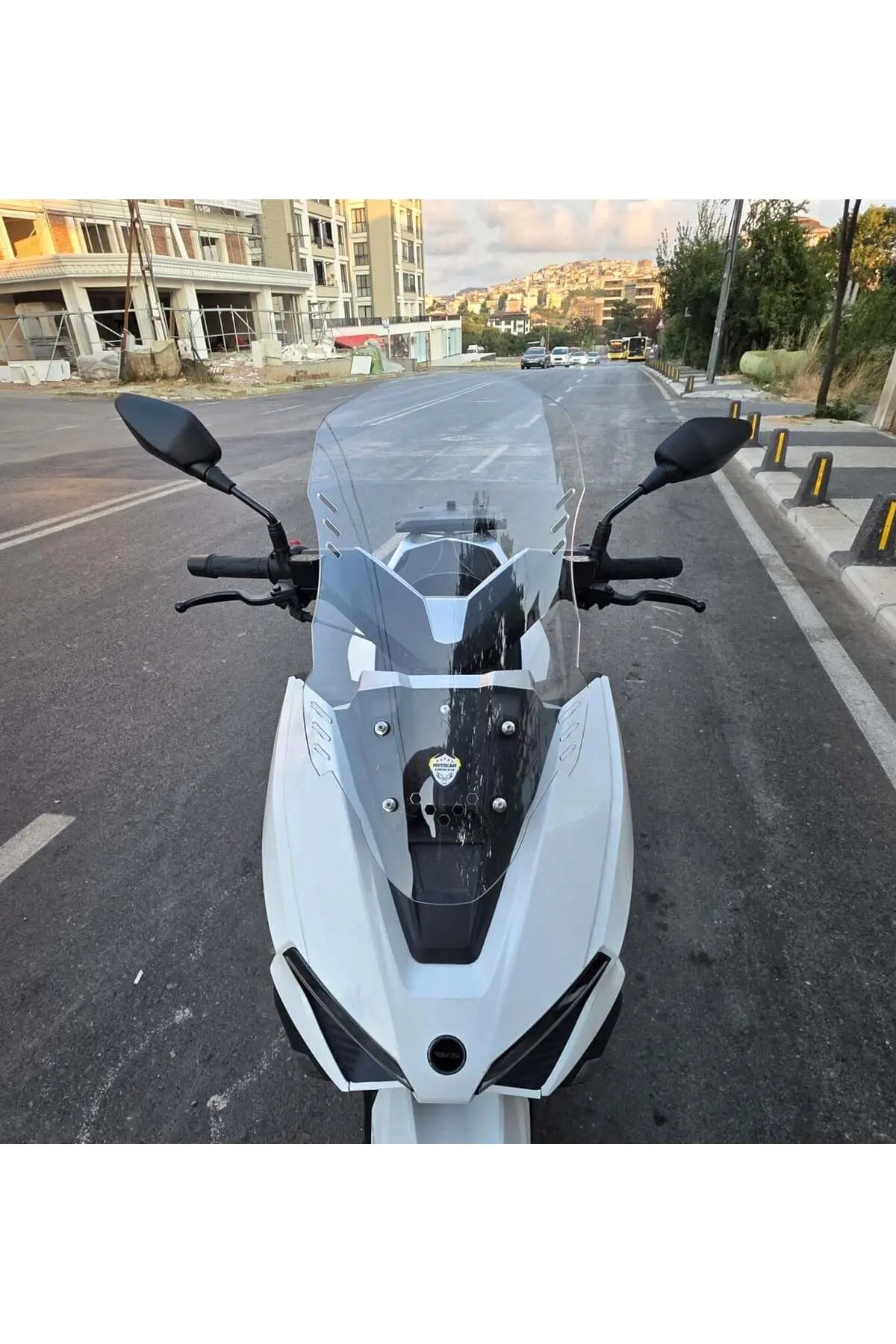 RKS Vieste 249 Ön Cam 2022-2026 Model 55cm Şeffaf Renkli 4mm KISA