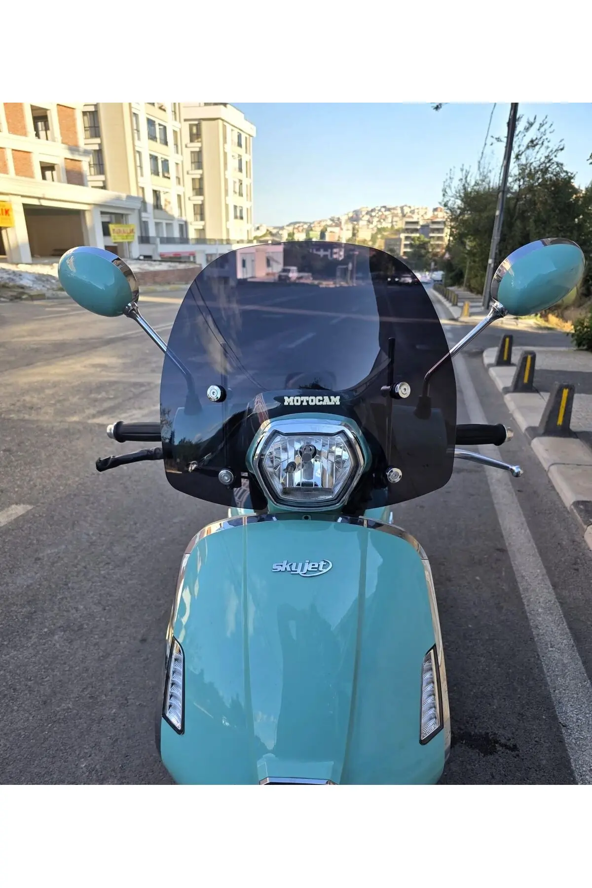 Skyjet Bellina Ön Cam 2024-2026 Model 37cm Siyah Renkli 4mm APARATSIZ