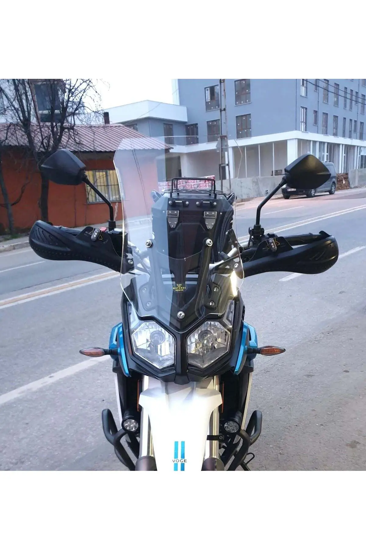 Voge Rally 250 Ön Cam 2022-2026 Model 51cm Şeffaf Renkli 4mm