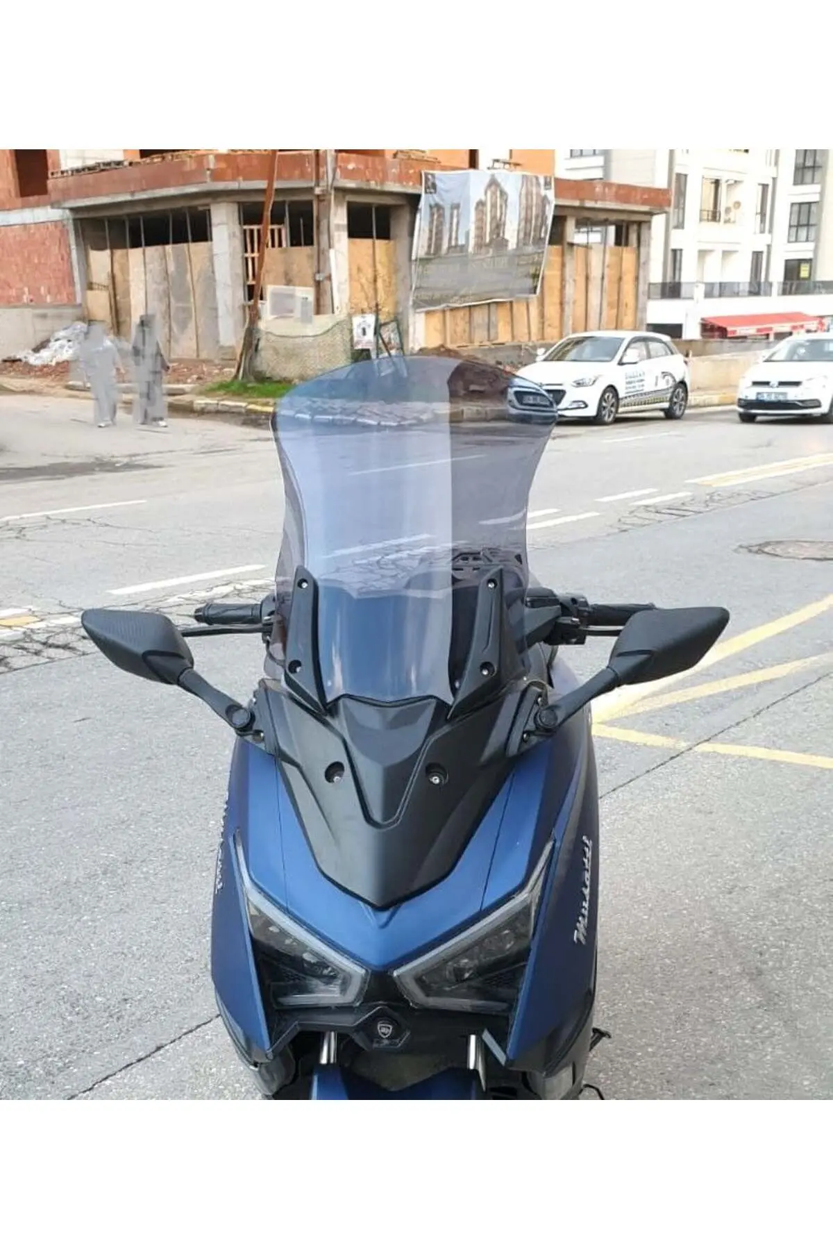 Musatti Glamaro Max 125 Ön Cam 2023-2026 Model 50cm Füme Renkli 4mm UZUN