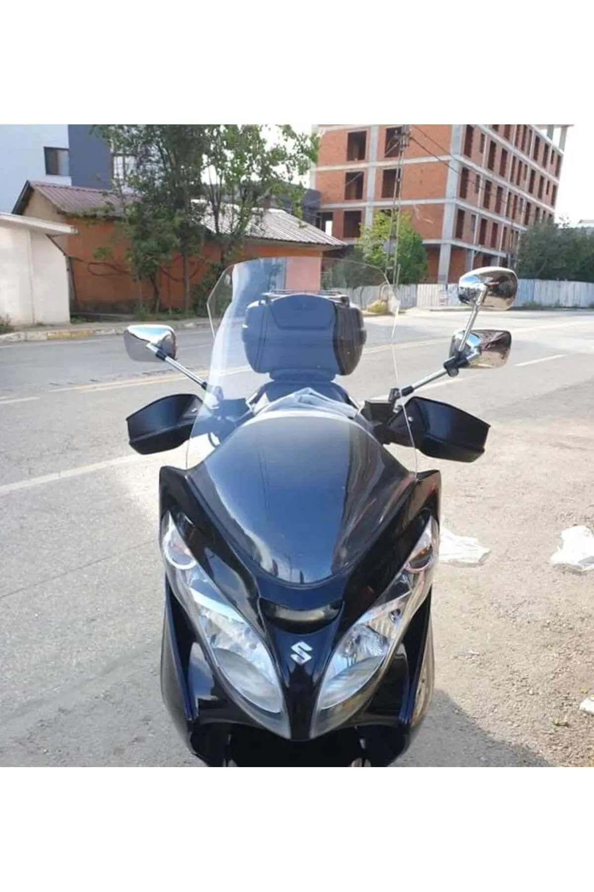 Suzuki Burgman 400 K7 Ön Cam 2007-2015 Model 70cm Şeffaf Renkli 4mm