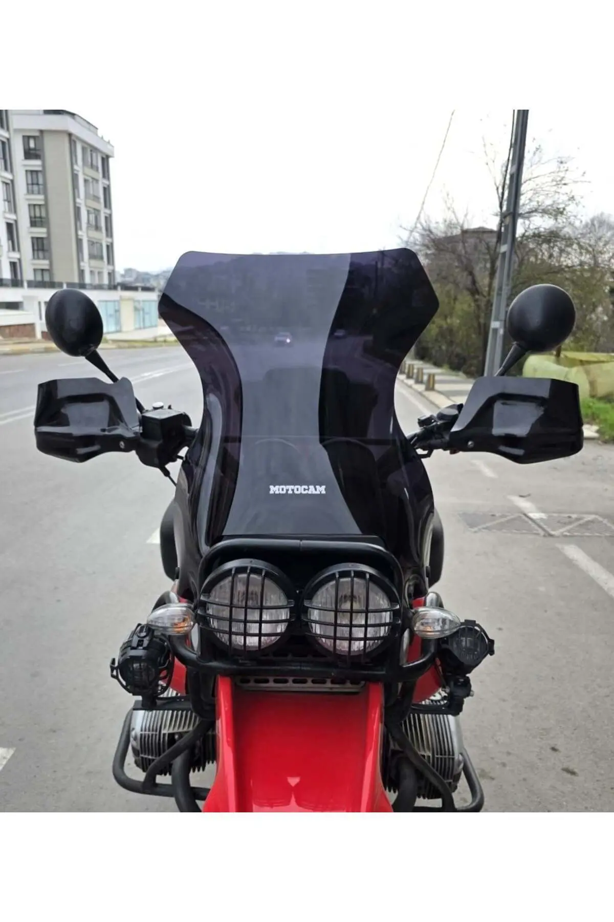 Bmw R 1100 GS Ön Cam 1993-1999 Model 58cm Siyah Renkli 4mm
