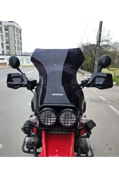 Bmw R 1100 GS Ön Cam 1993-1999 Model 58cm Siyah Renkli 4mm