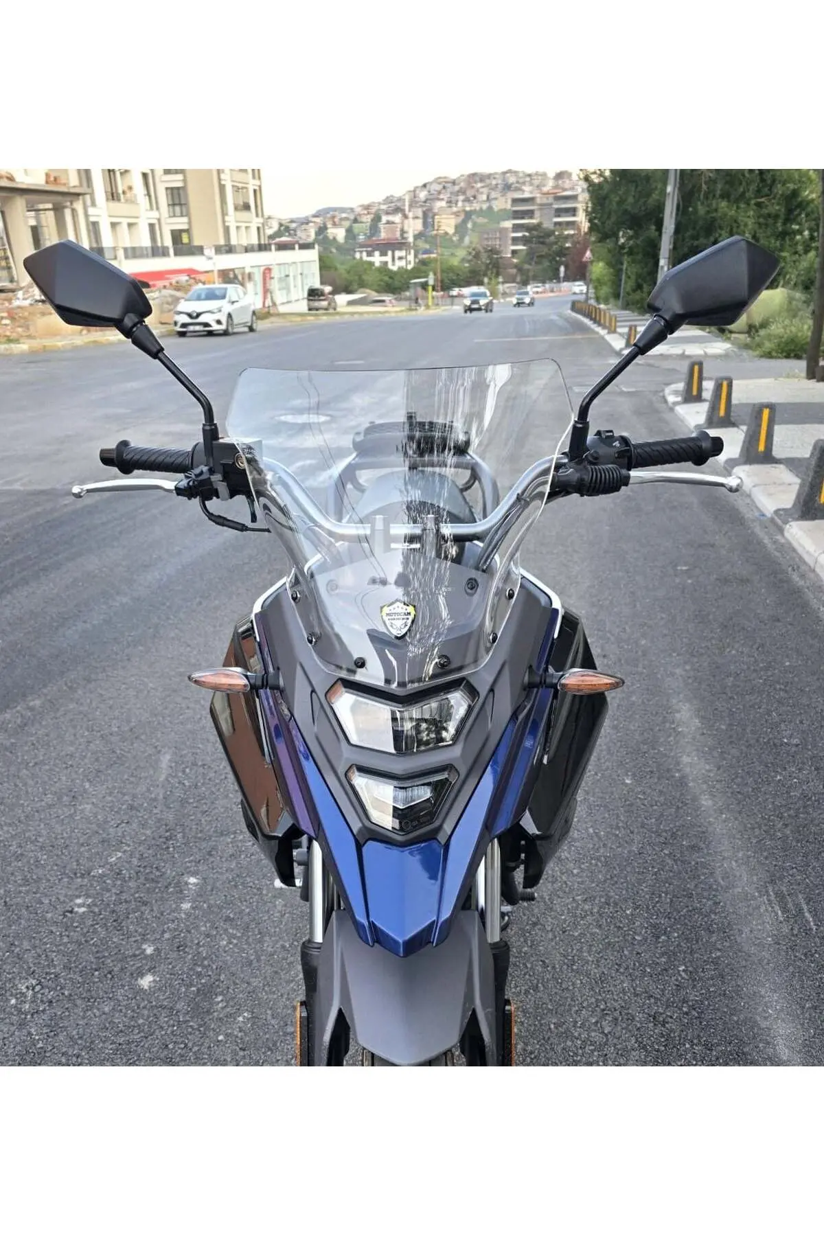 SYM NHT 200 Ön Cam 2023-2026 Model 30cm Şeffaf Renkli 4mm SPORTİF
