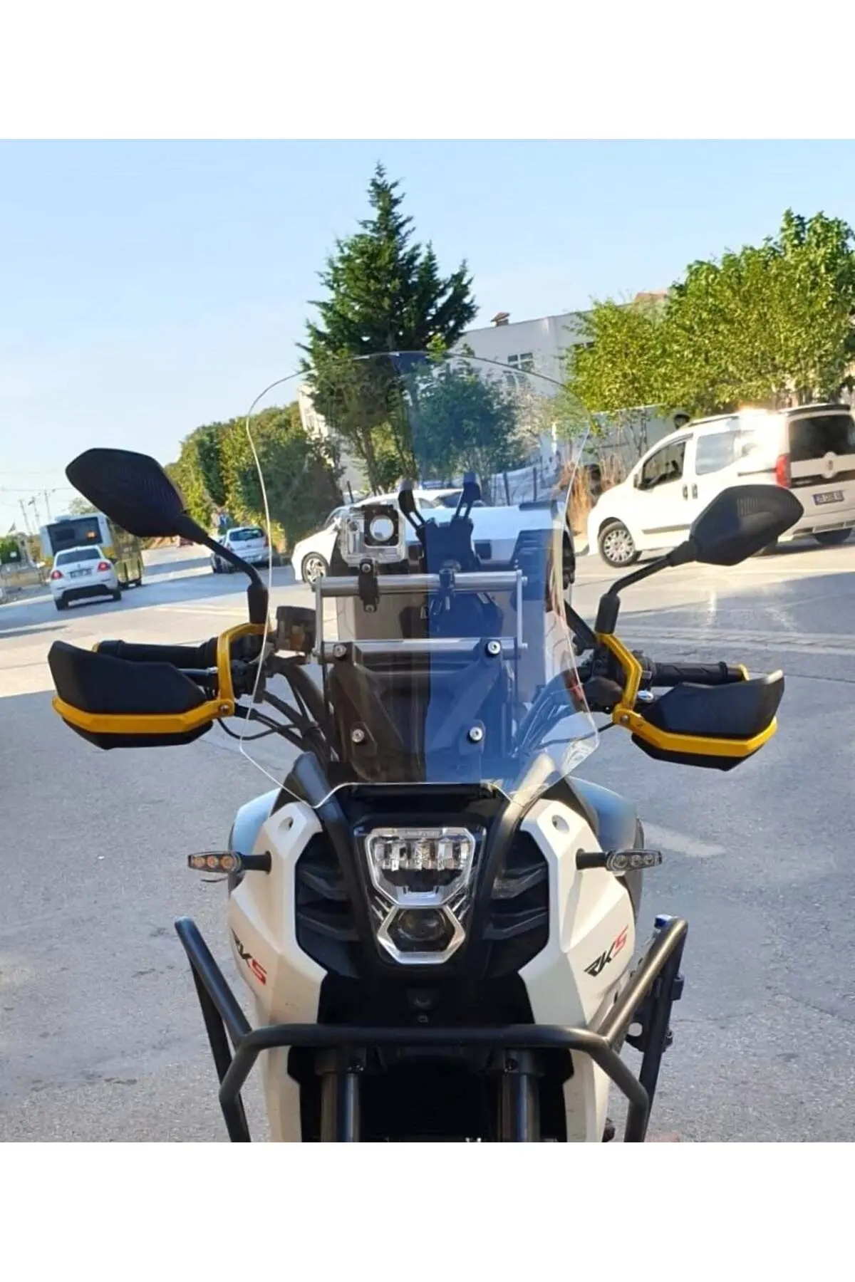 RKS SVT 650 X Ön Cam 2023-2026 Model 50cm Şeffaf Renkli 4mm UZUN