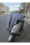 Honda Forza 300 Ön Cam 2014-2017 Model 78cm Füme Renkli 4mm Elcikli-3