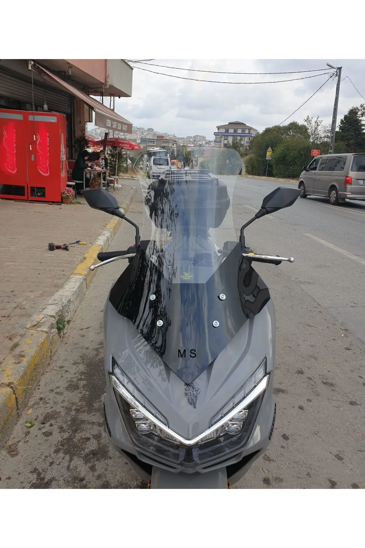 Mondial Strada 125 Ön Cam 2023-2026 Model 75cm Şeffaf Renkli 4mm UZUN