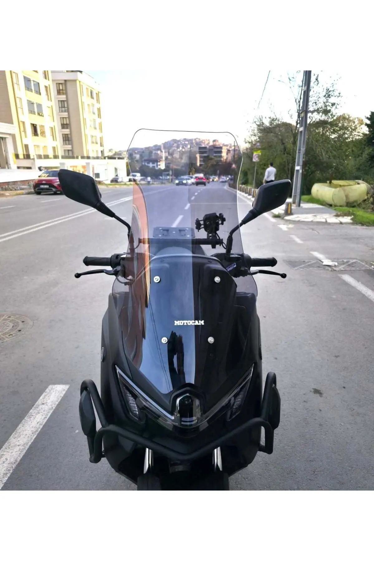 Yamaha Nmax Ön Cam 2025-2026 Model 72cm Füme Renkli 4mm