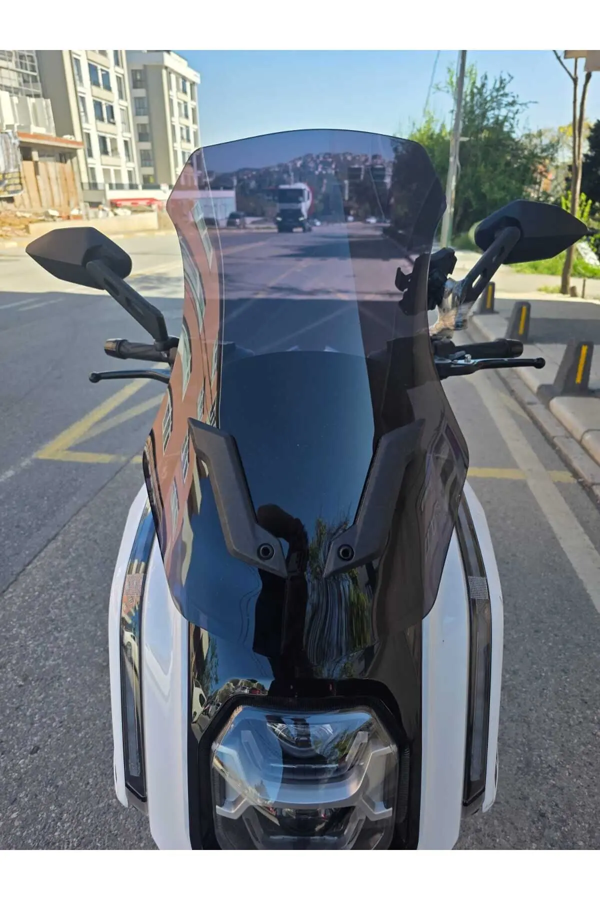 Dofern JDF 250 T Ön Cam 2024-2026 Model 60cm Siyah Renkli 4mm UZUN