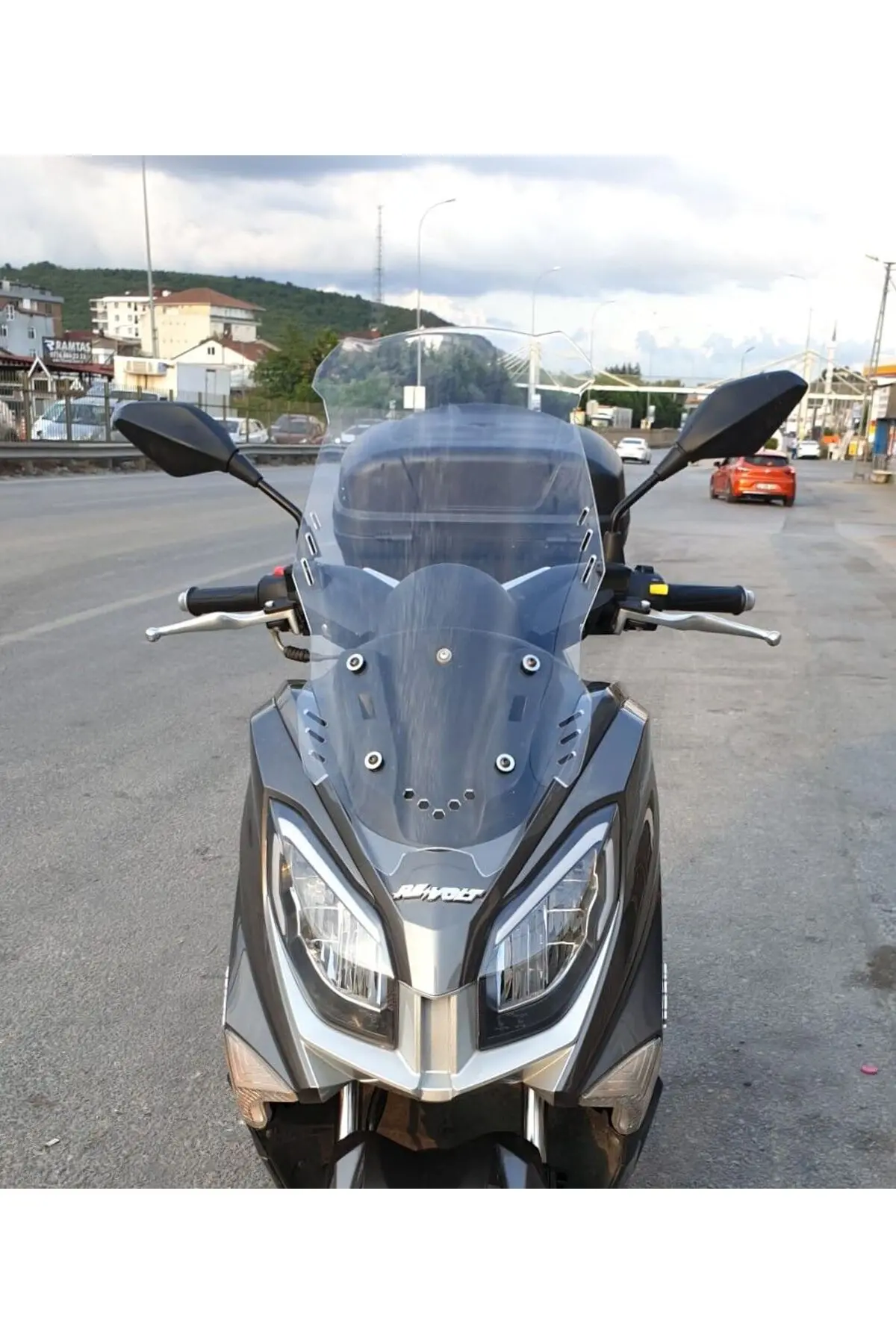 Volta Revolt Rm5 Ön Cam 2020-2021 Model 75cm Şeffaf Renkli 4mm UZUN
